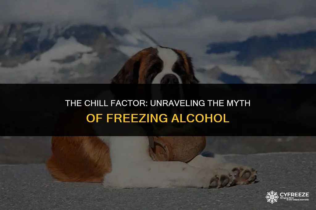 does freezing alcohol make it stronger
