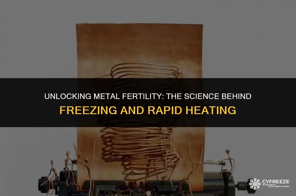 does freezing and then rapidly heating make metal fertile