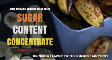 The Sweet Truth: Freezing Bananas and Sugar Concentration Explained