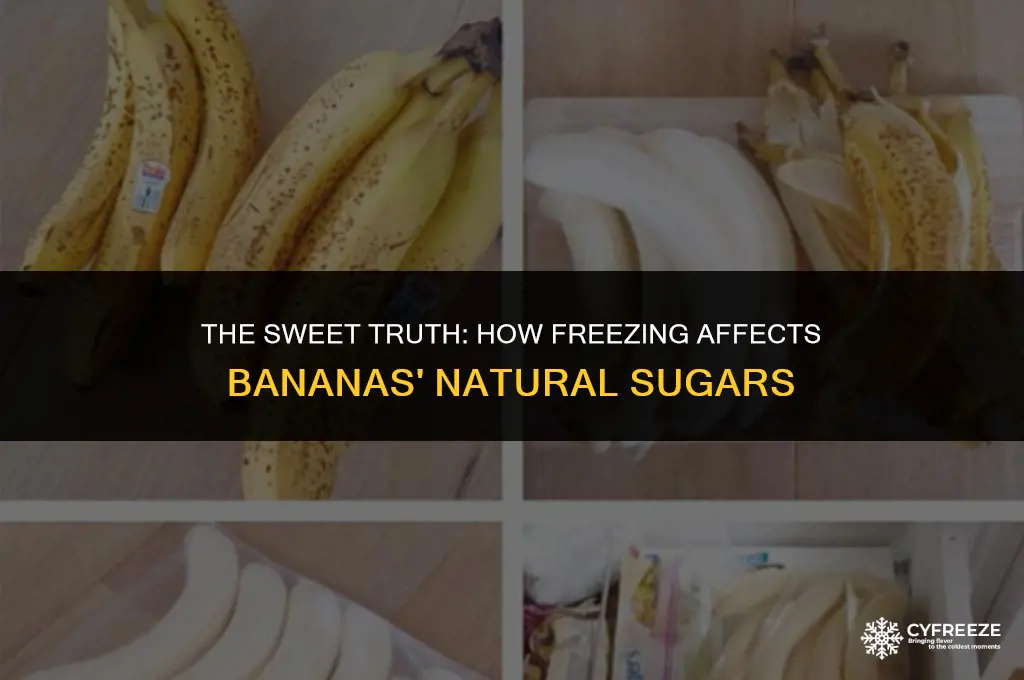 does freezing bananas make them sweeter