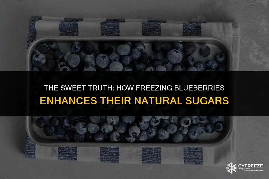 does freezing blueberries make them sweeter