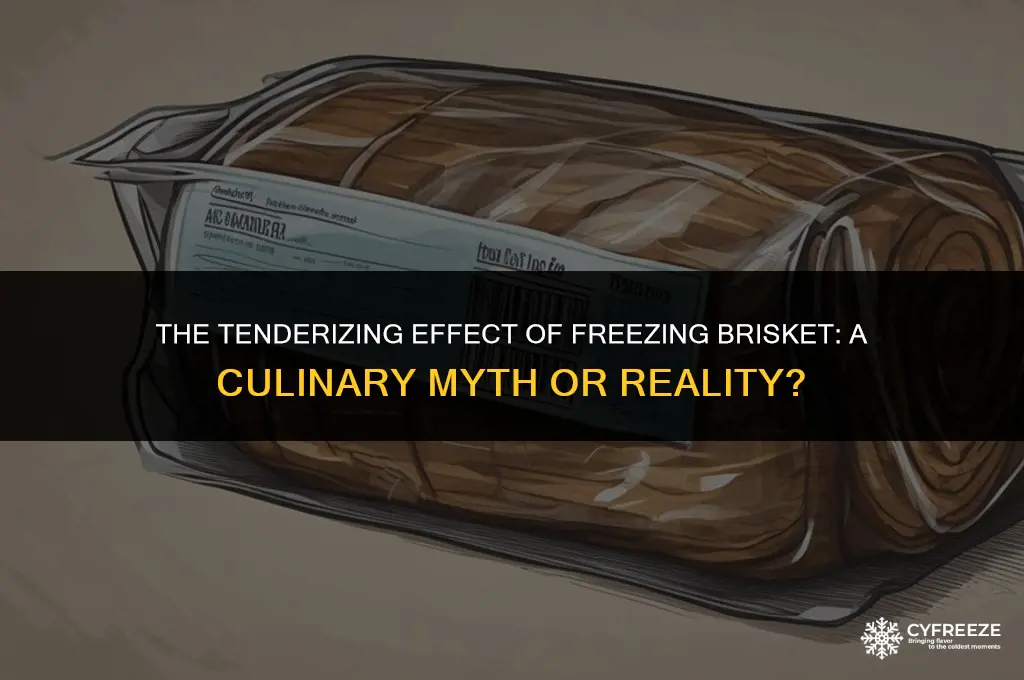 does freezing brisket make it more tender