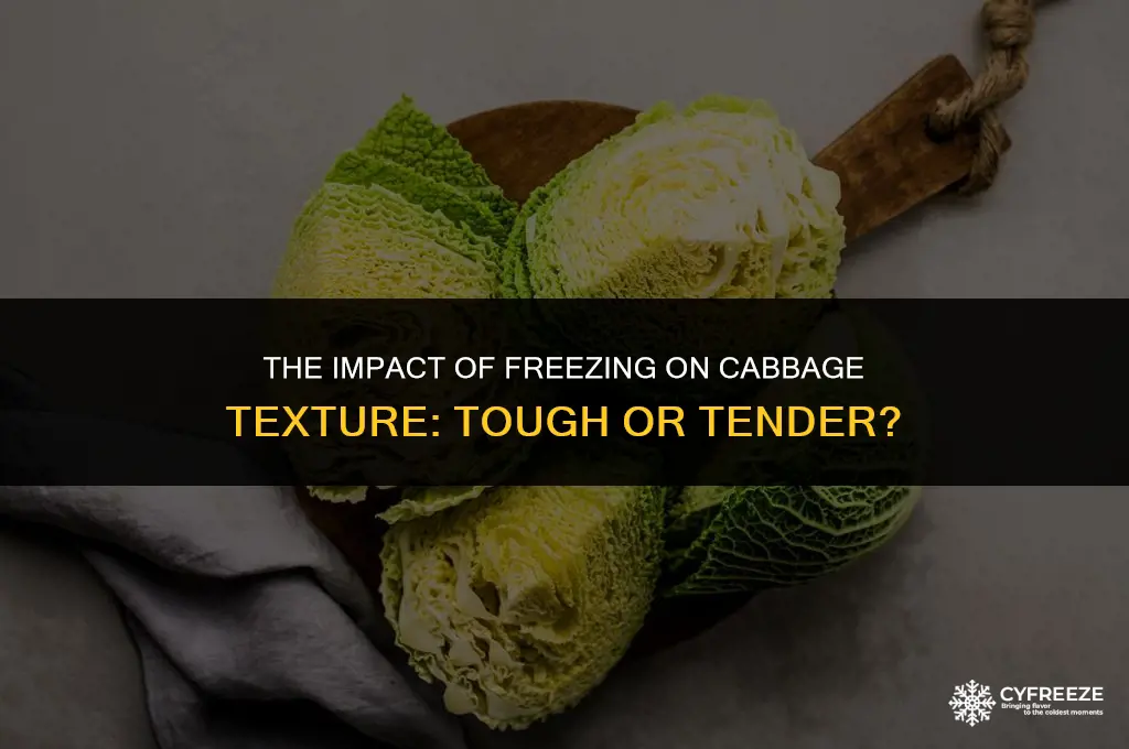 does freezing cabbage make it tough