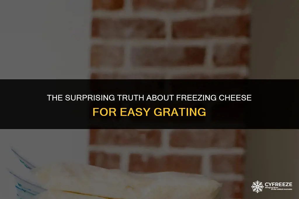 does freezing cheese make it easier to grate
