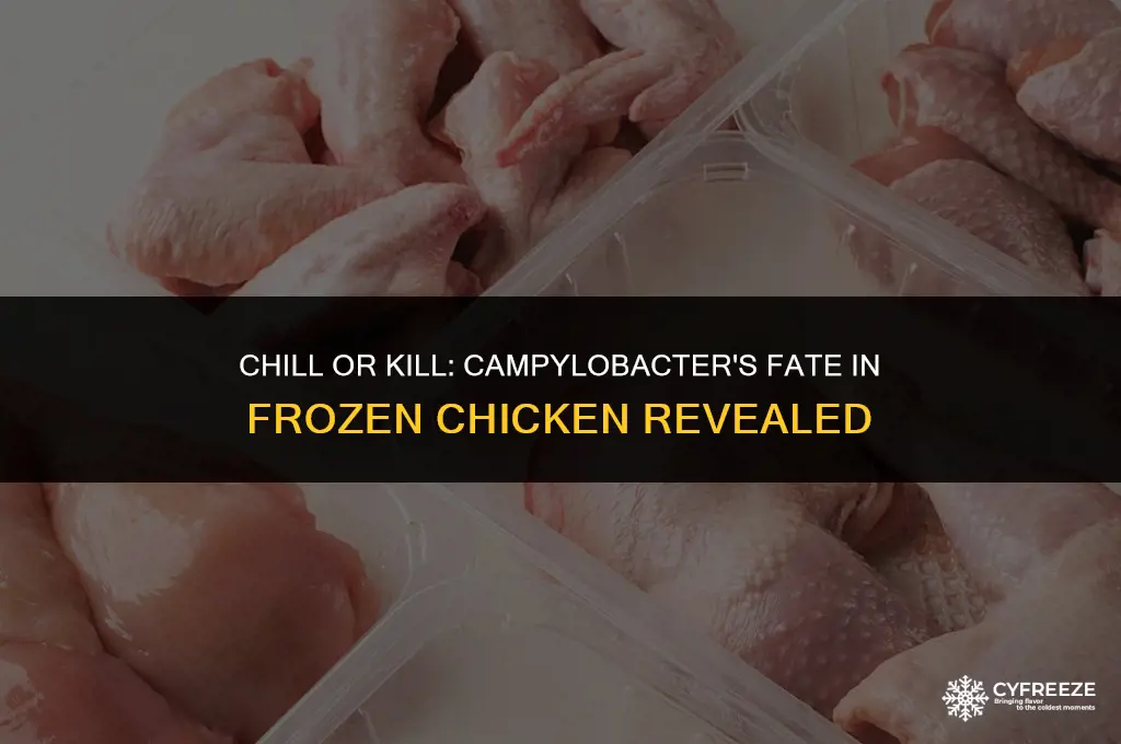 does freezing chicken kill campylobacter