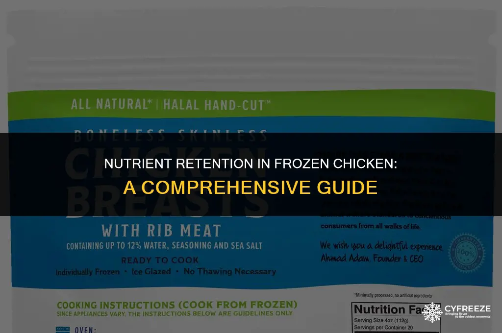 does freezing chicken lose nutrients