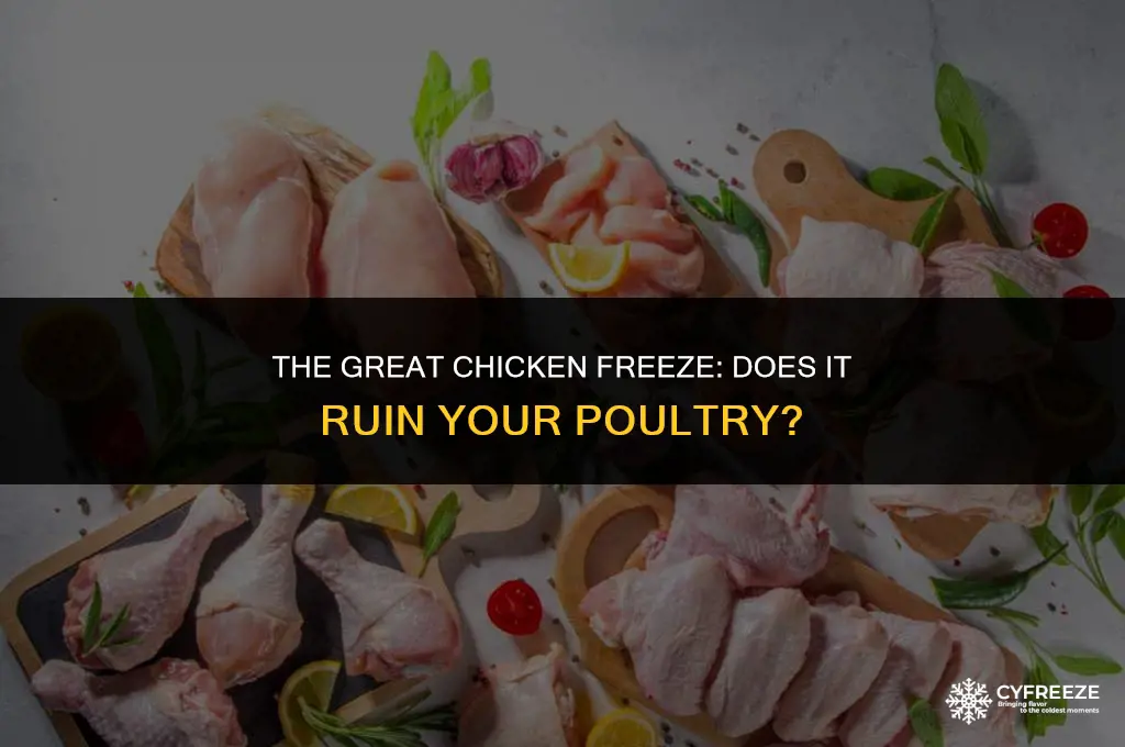 does freezing chicken ruin it