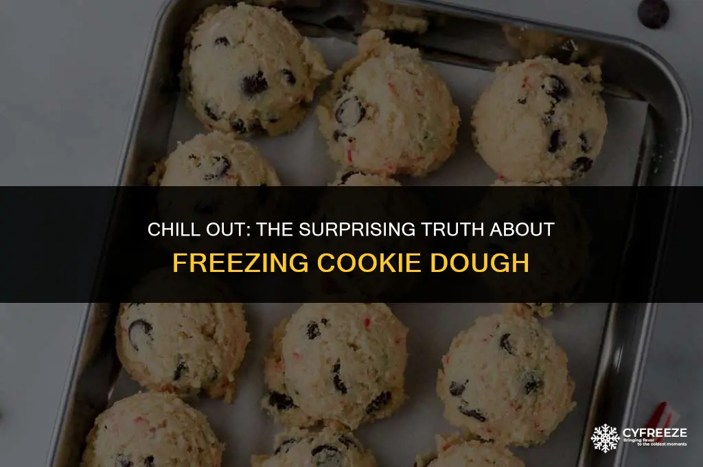 does freezing cookie dough make it less runny