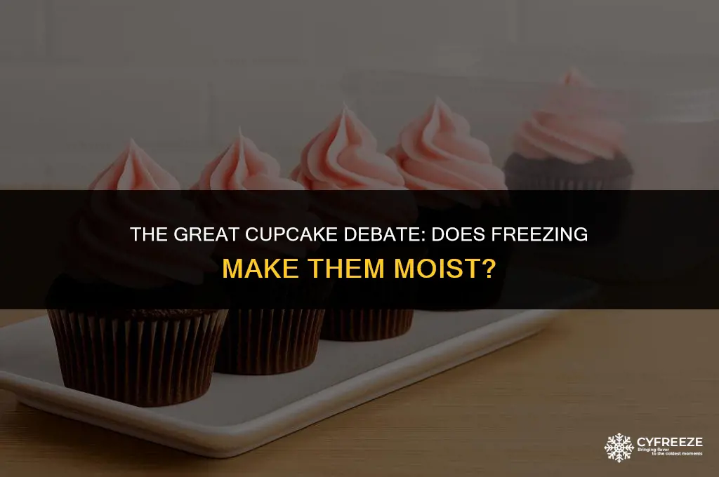 does freezing cupcakes make them moist