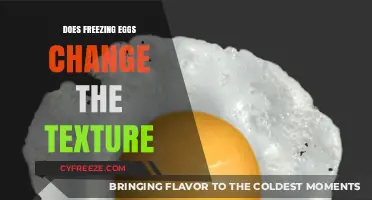 Does Freezing Eggs Alter Their Texture? A Culinary Investigation