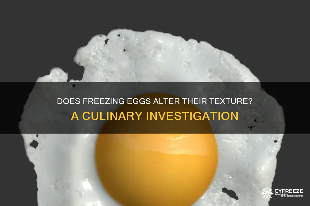 does freezing eggs change the texture