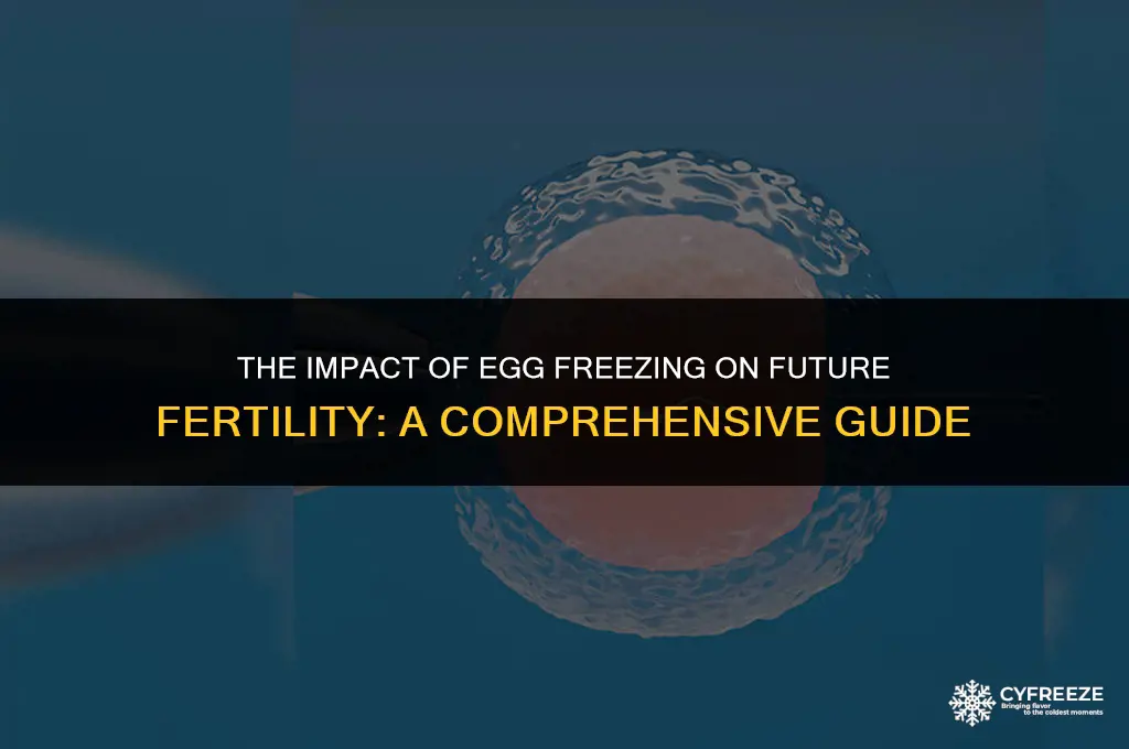 does freezing eggs make it harder to get pregnant later