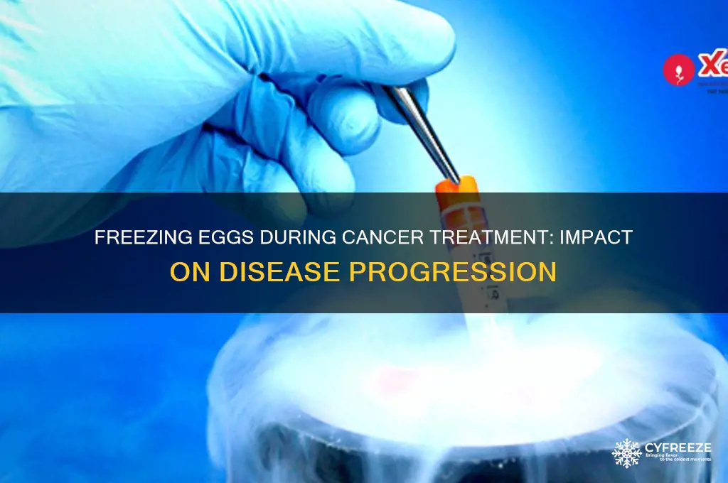 does freezing eggs with cancer cause it to get worse
