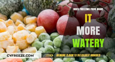 The Impact of Freezing on Food Texture: Watery or Not?