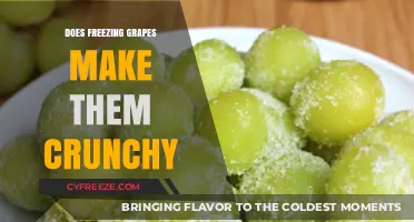 The Surprising Texture Transformation: Freezing Grapes for a Crunchy Delight