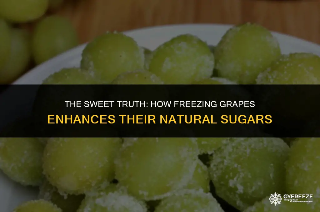 does freezing grapes make them sweeter