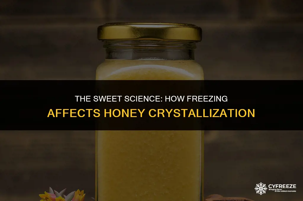 does freezing honey make it crystalize faster