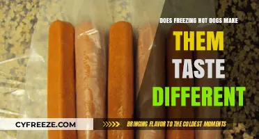 The Impact of Freezing on Hot Dog Flavor: A Taste Test