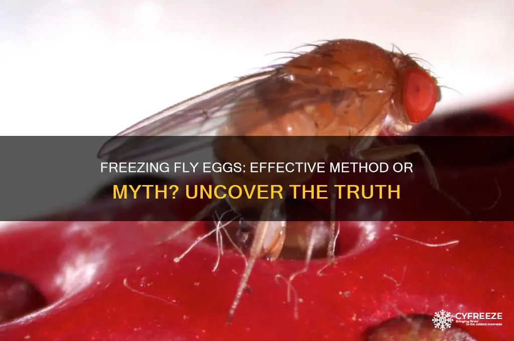 does freezing kill fly eggs