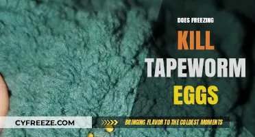 Freezing Tapeworm Eggs: Does Cold Temperature Effectively Kill Parasite Eggs?