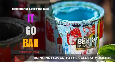 The Effects of Freezing on Latex Paint Quality
