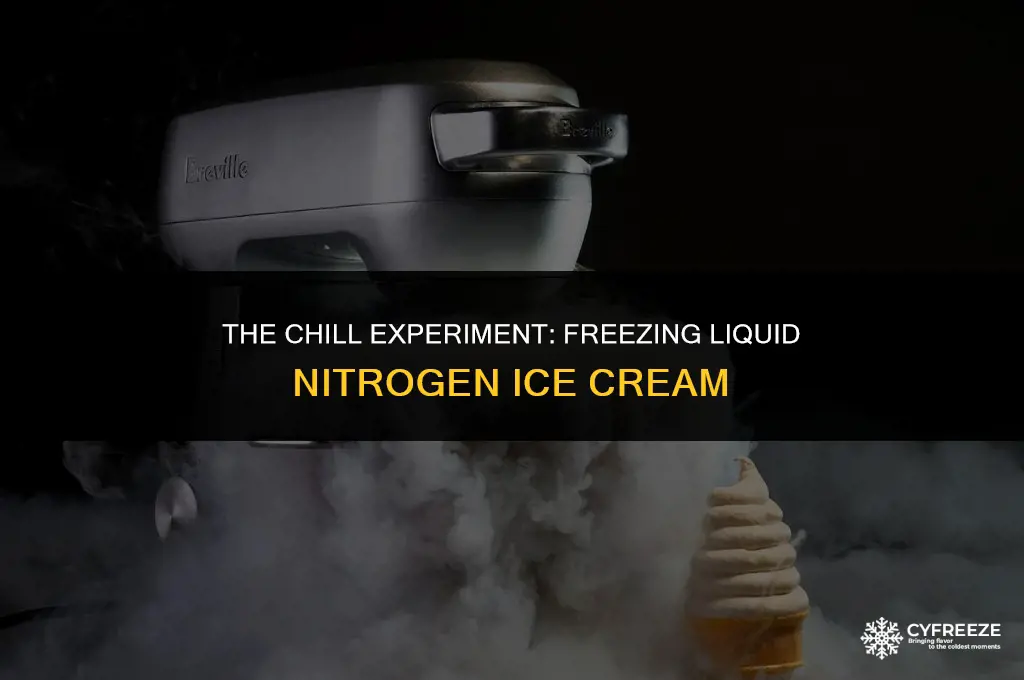 does freezing liquid nitogen ice cream work