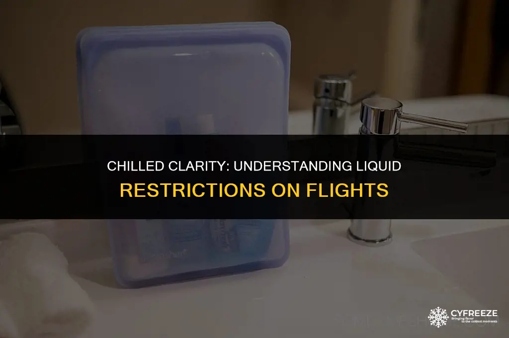 does freezing liquids make them allowed on flights