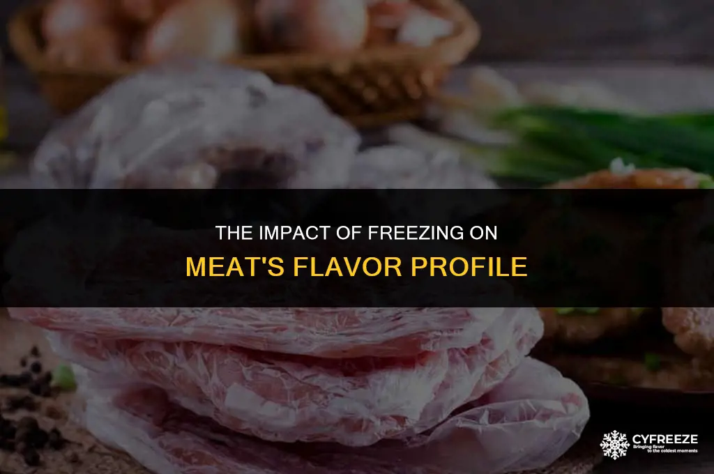 does freezing meat make it taste different