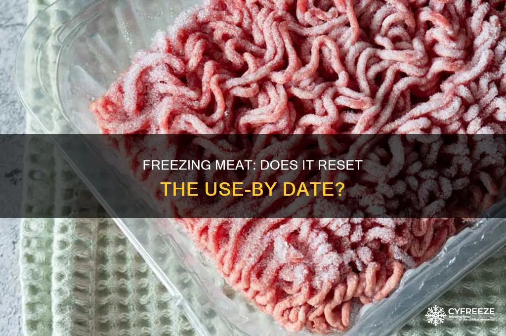 does freezing meat reset the use by date