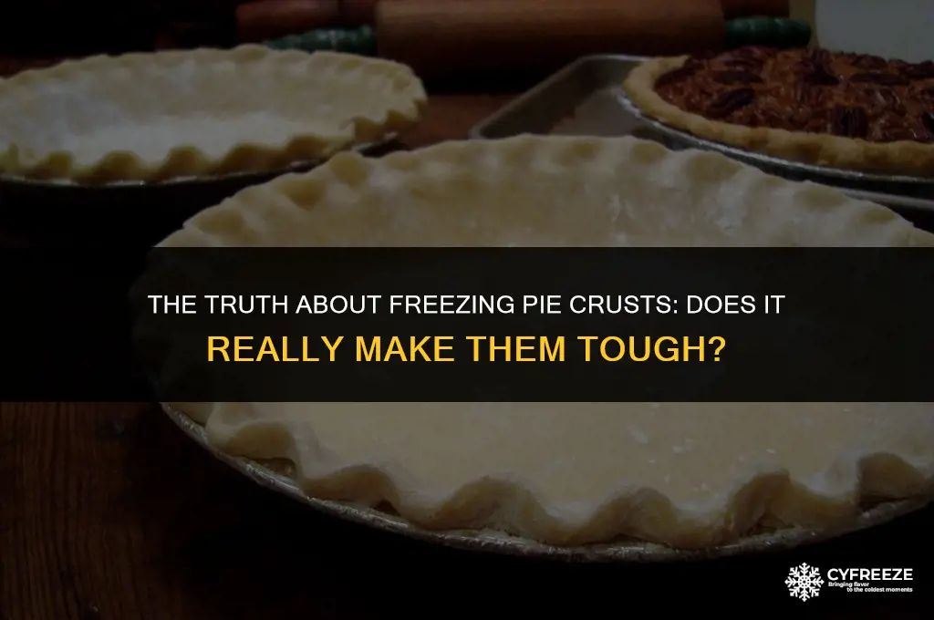 does freezing pie crusts make them tough