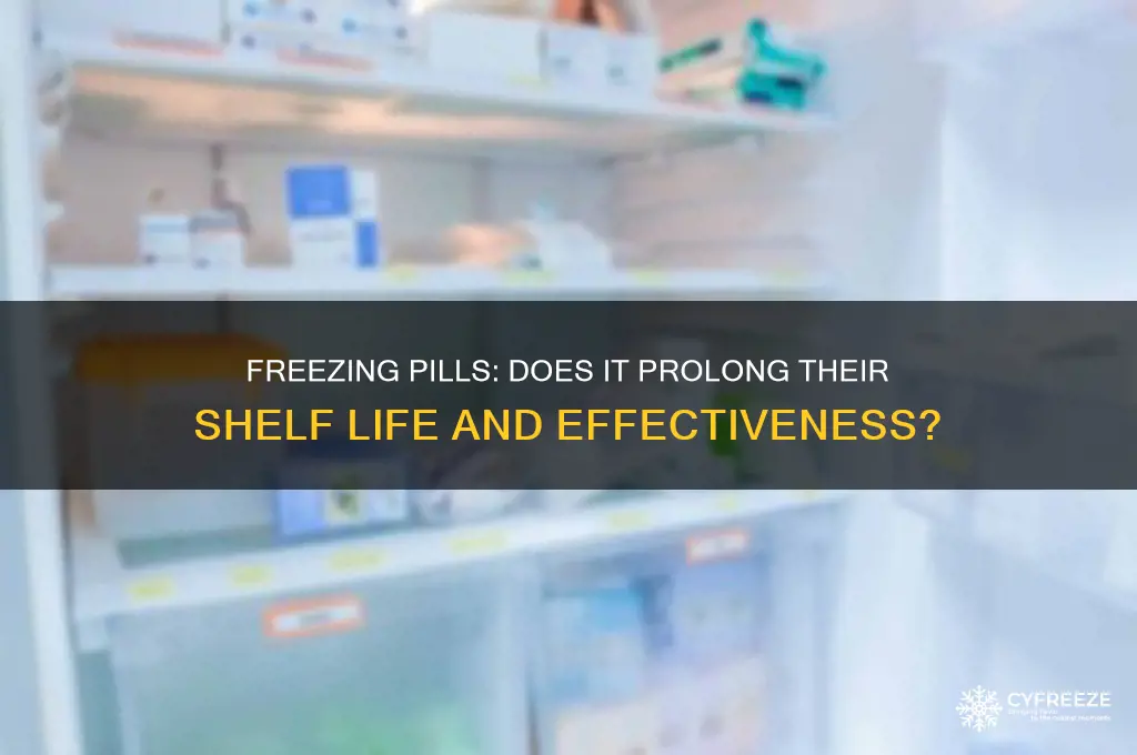 does freezing pills extend their useful life
