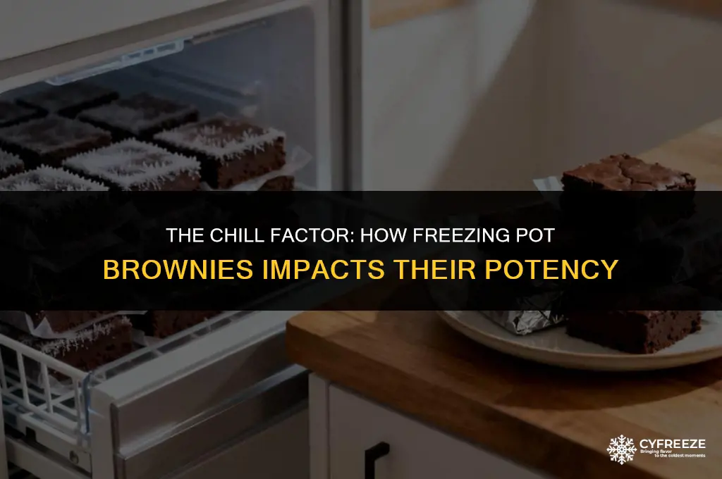 does freezing pot brownies make them stronger