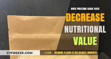 Freezing Quail Eggs: Impact on Nutritional Value Explained