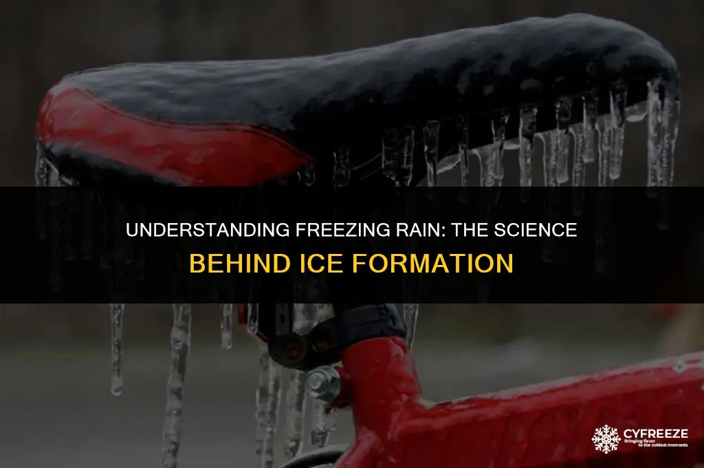 does freezing rain cause ice