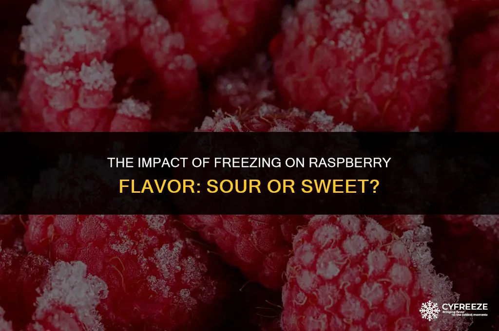 does freezing raspberries make them sour