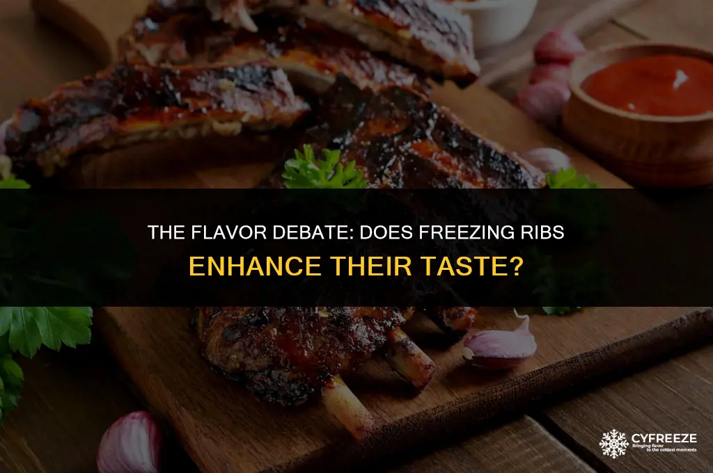 does freezing ribs make it taste better