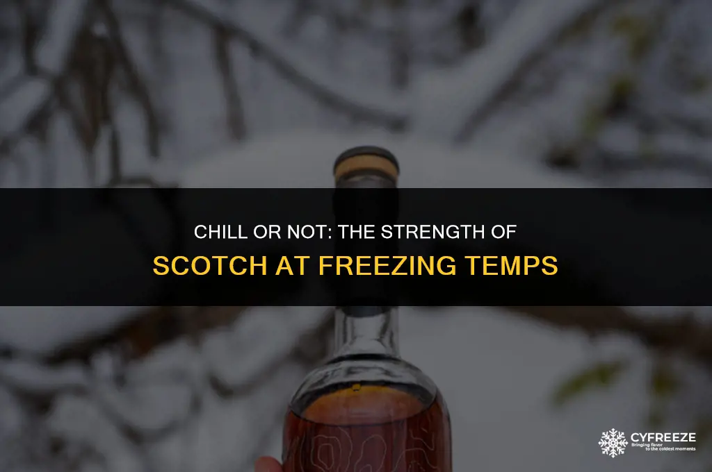 does freezing scotch make it stronger