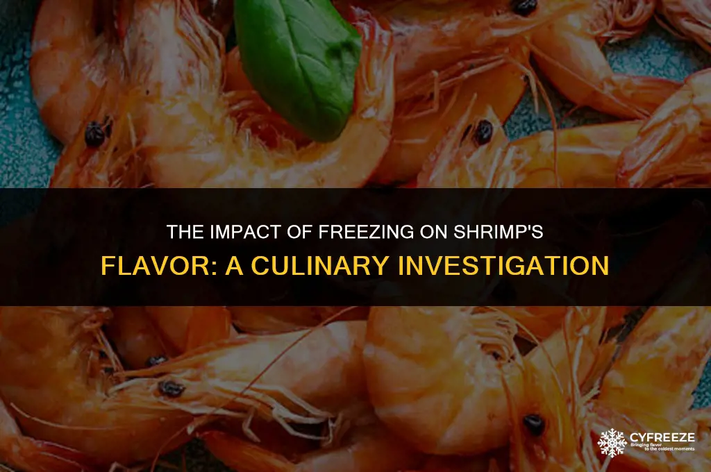 does freezing shrimp make it taste bad