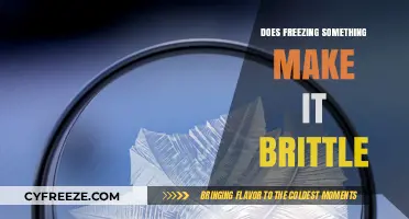 The Impact of Freezing on Material Brittleness: A Scientific Exploration