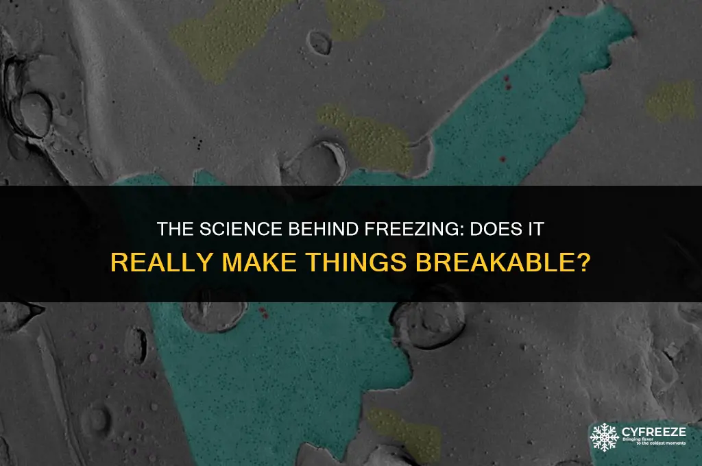 does freezing something make it easy to break apart