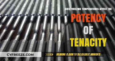 Freezing Temperatures: Impact on Tenacity's Potency Explored