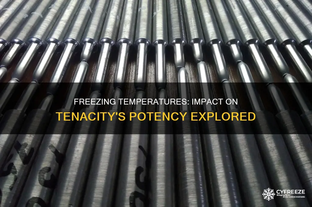 does freezing temperatures affect the potency of tenacity