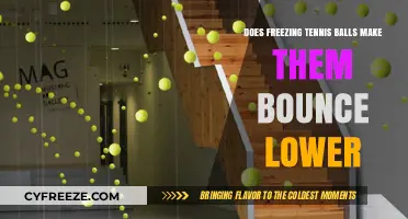 The Impact of Freezing on Tennis Ball Bounce Height