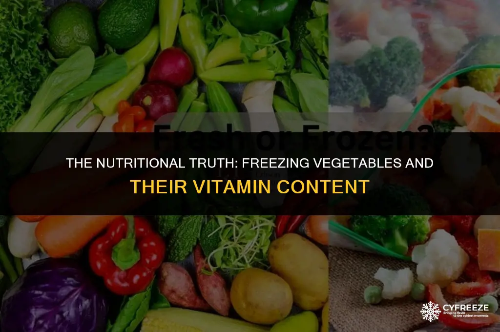 does freezing vegetables make them lose nutritional value