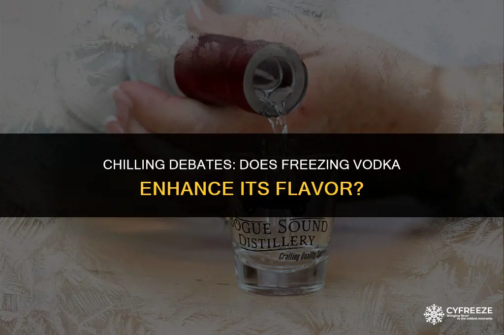does freezing vodka make it taste better