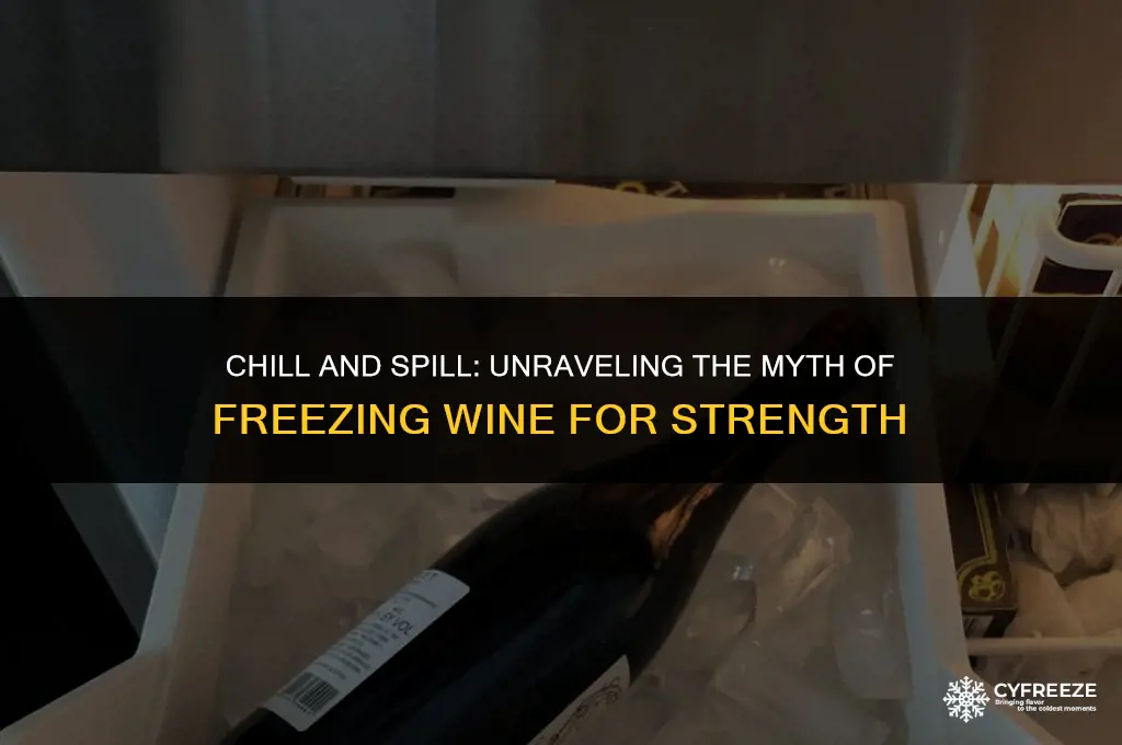 does freezing wine make it stronger