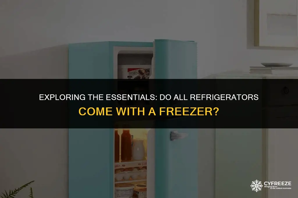 does fridge include freezer