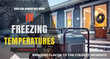 Do Gas Generators Function Efficiently in Freezing Winter Conditions?