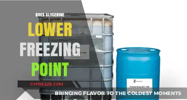 Glycerine's Impact: How It Lowers Freezing Point in Solutions
