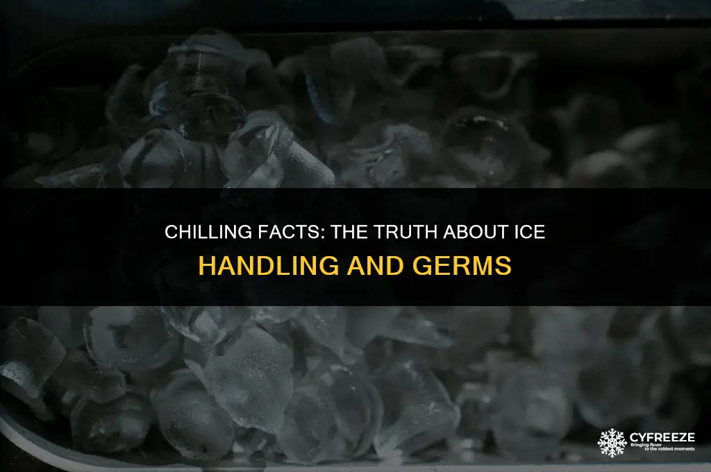 does handling ice in the freezer leave germs on it